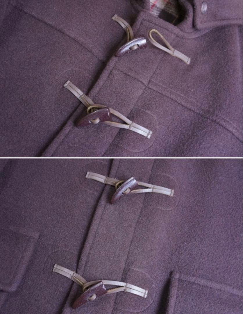 モンゴメリー　Wフェイス ダッフルコート　USA 38　チョコレートブラウン