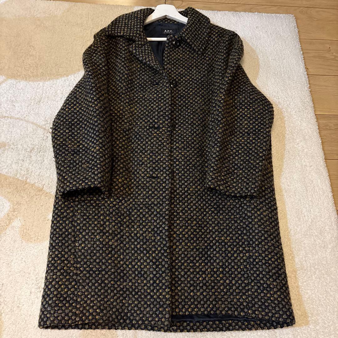 【美品】A.P.C. ツイードコート　36（衣装袋付き）
