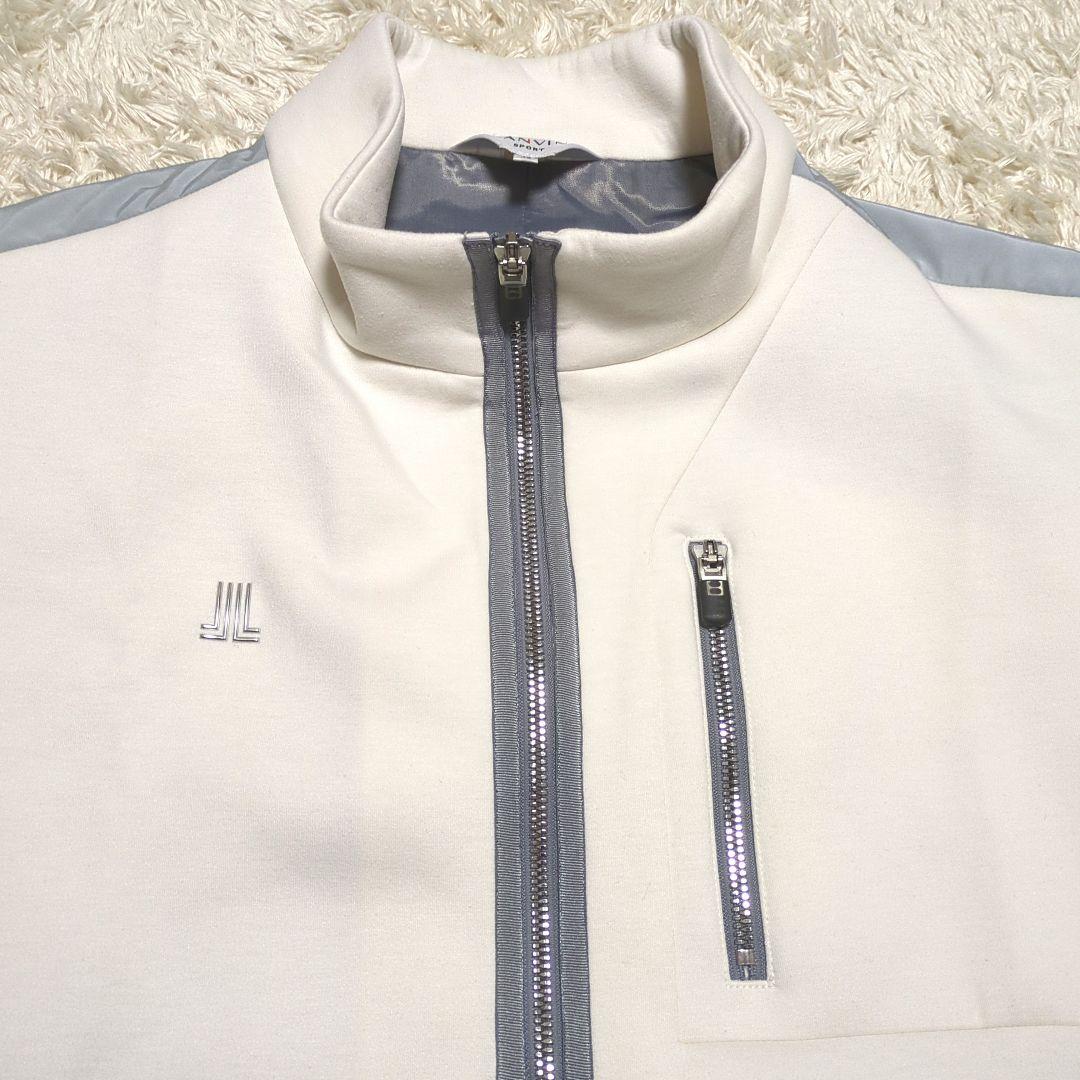 LANVIN SPORT ランバンスポール ゴルフ ベスト ホワイト