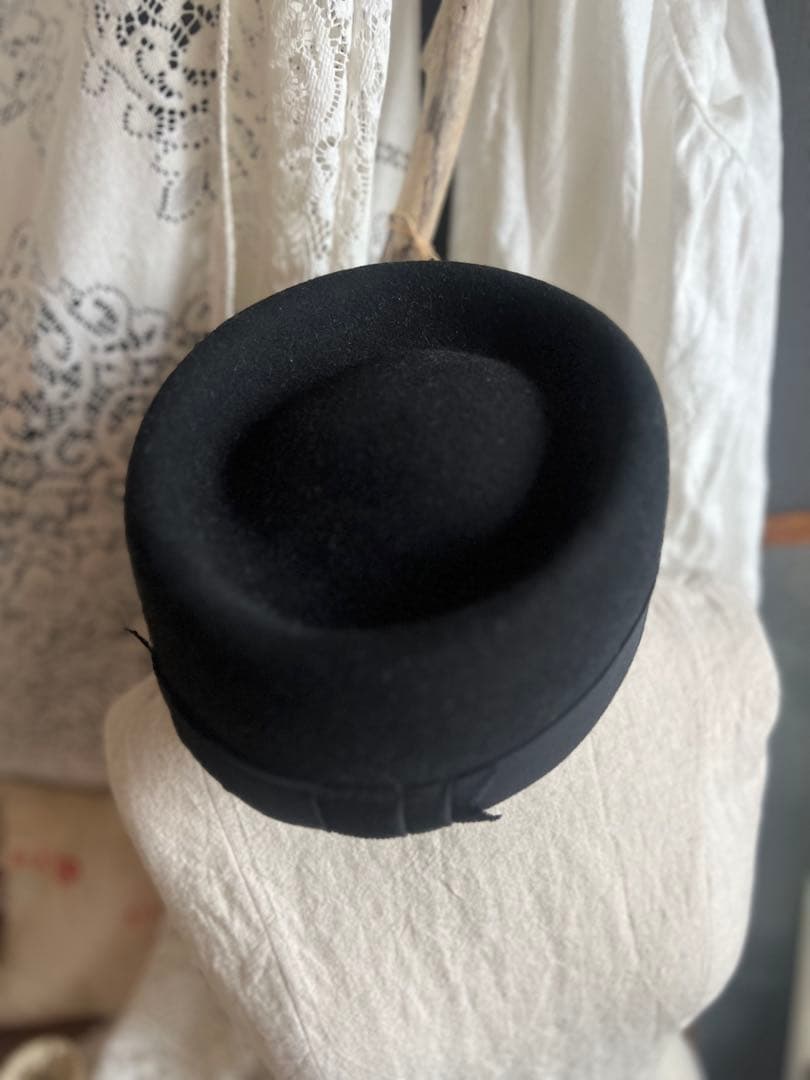 kikono キコノ ブラックトーク帽　ハット　作家