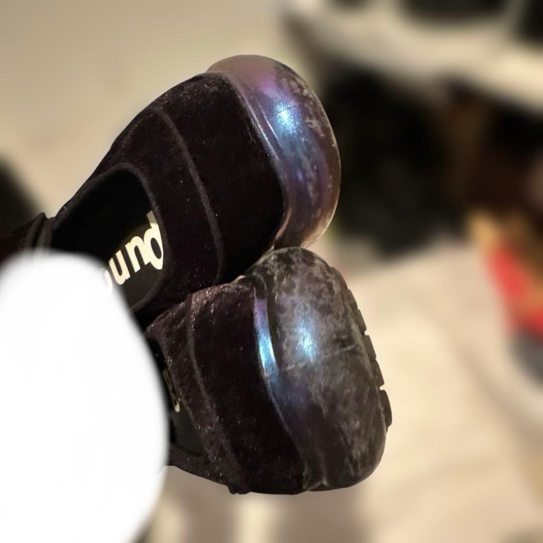 靴 grounds JEWELRY COCOON black velvet 24cm