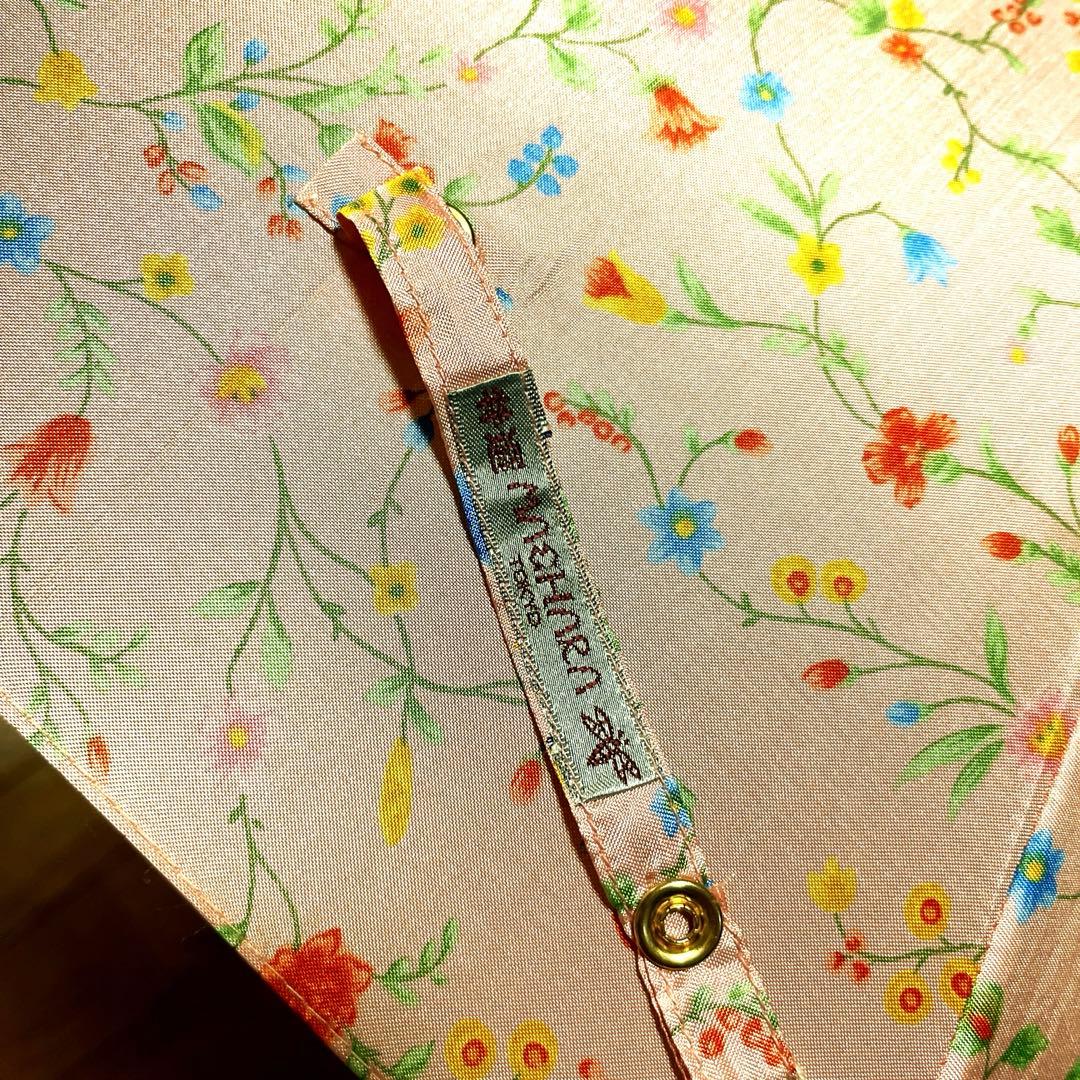 新品未使用タグ付　前原光栄商店　雨傘　日傘　ピンク　花柄　タッセル付き