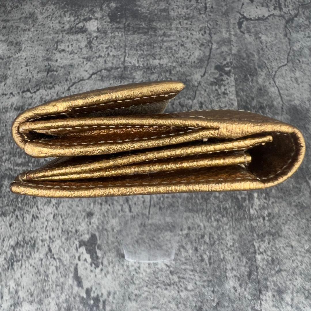 GUCCI GG柄 キャンバス×レザー 長財布 ゴールド金具