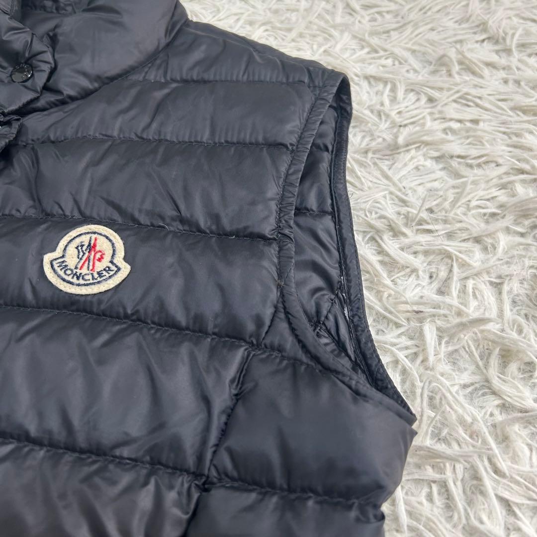 美品✨MONCLER LIANE ライトダウンベスト 1 ナイロン ブラック