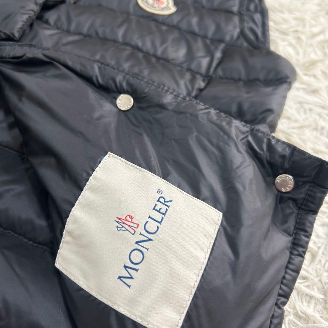 美品✨MONCLER LIANE ライトダウンベスト 1 ナイロン ブラック