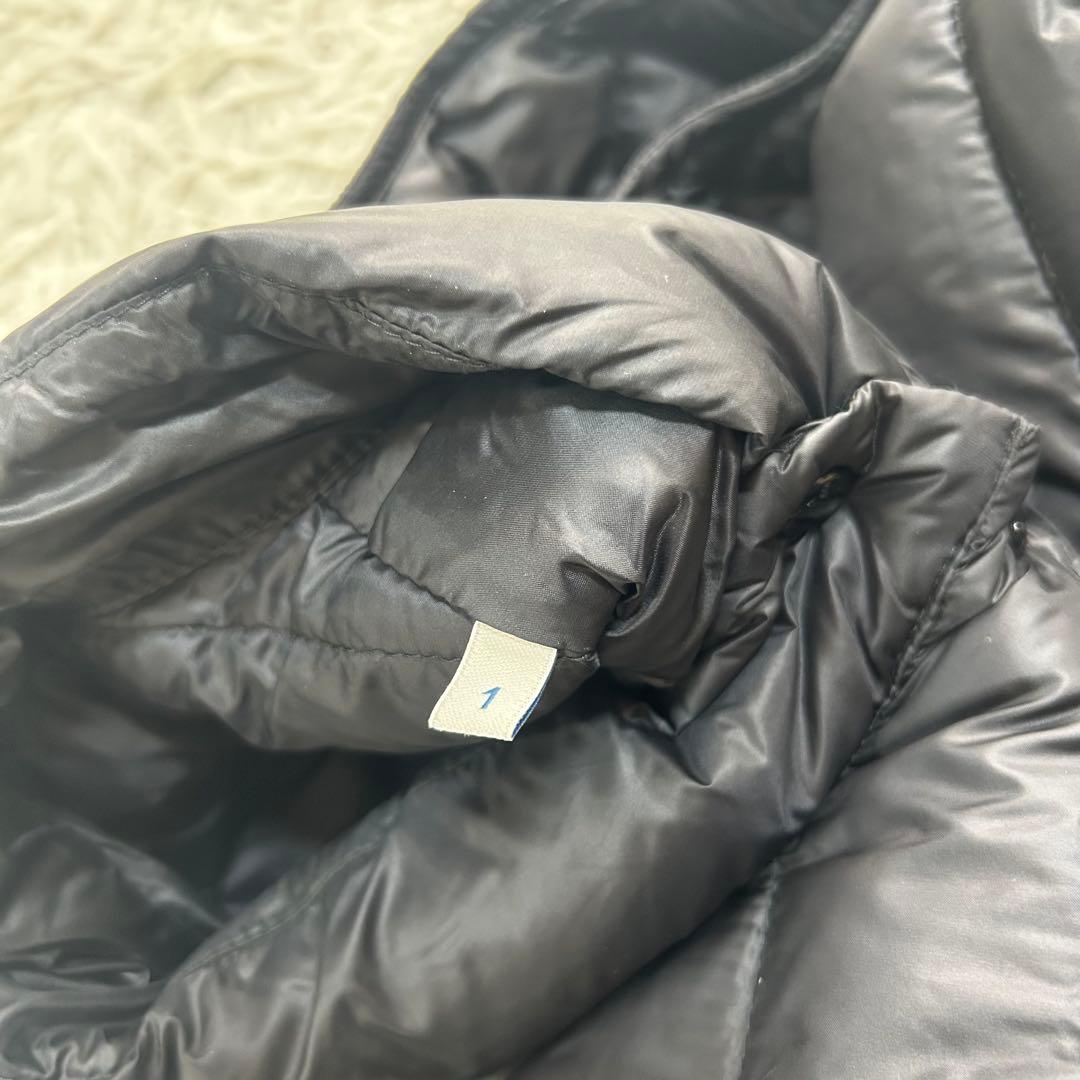 美品✨MONCLER LIANE ライトダウンベスト 1 ナイロン ブラック