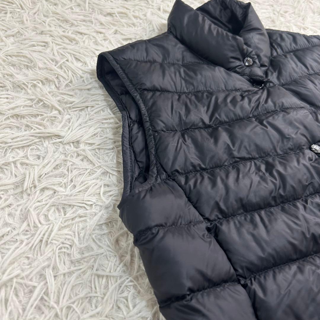 美品✨MONCLER LIANE ライトダウンベスト 1 ナイロン ブラック