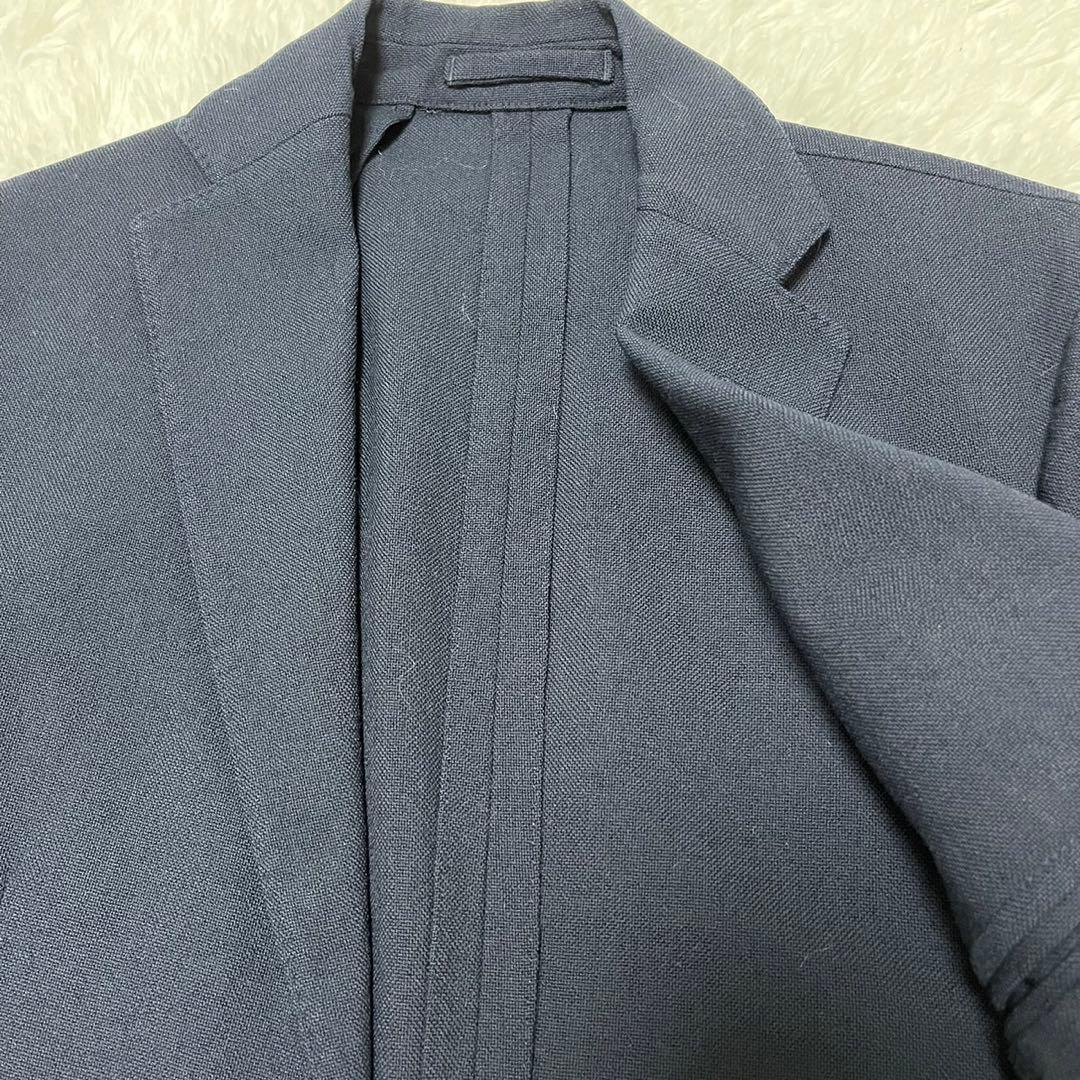 最高級 ラルディーニ セットアップ スーツ 冬用 肉厚 ネイビー