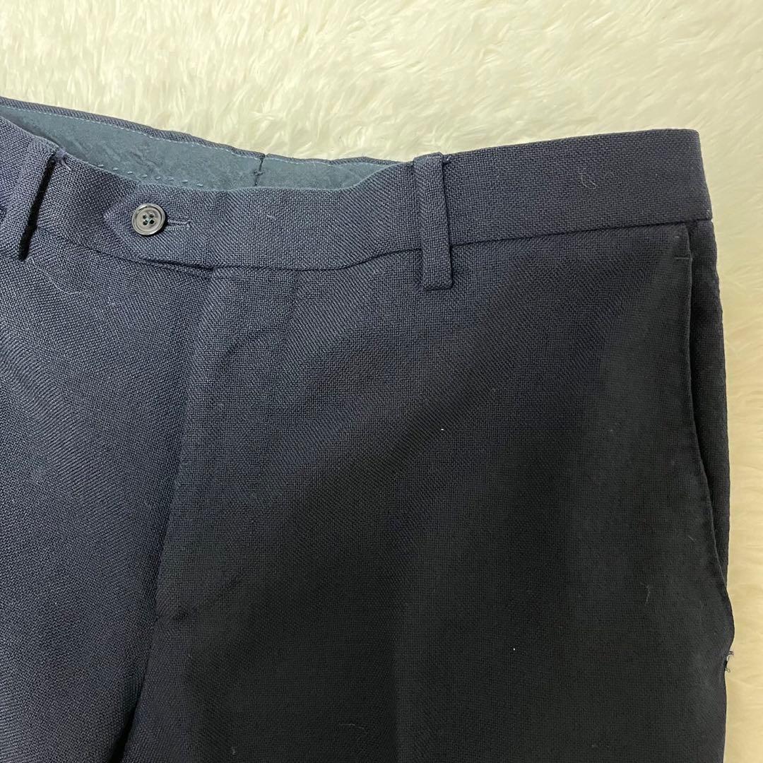 最高級 ラルディーニ セットアップ スーツ 冬用 肉厚 ネイビー