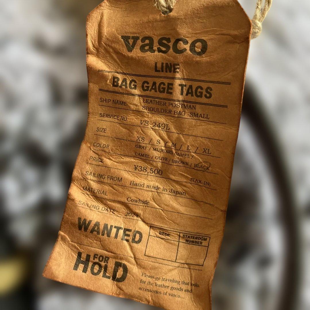 Vasco ヴァスコ　レザーポストマンバック　small