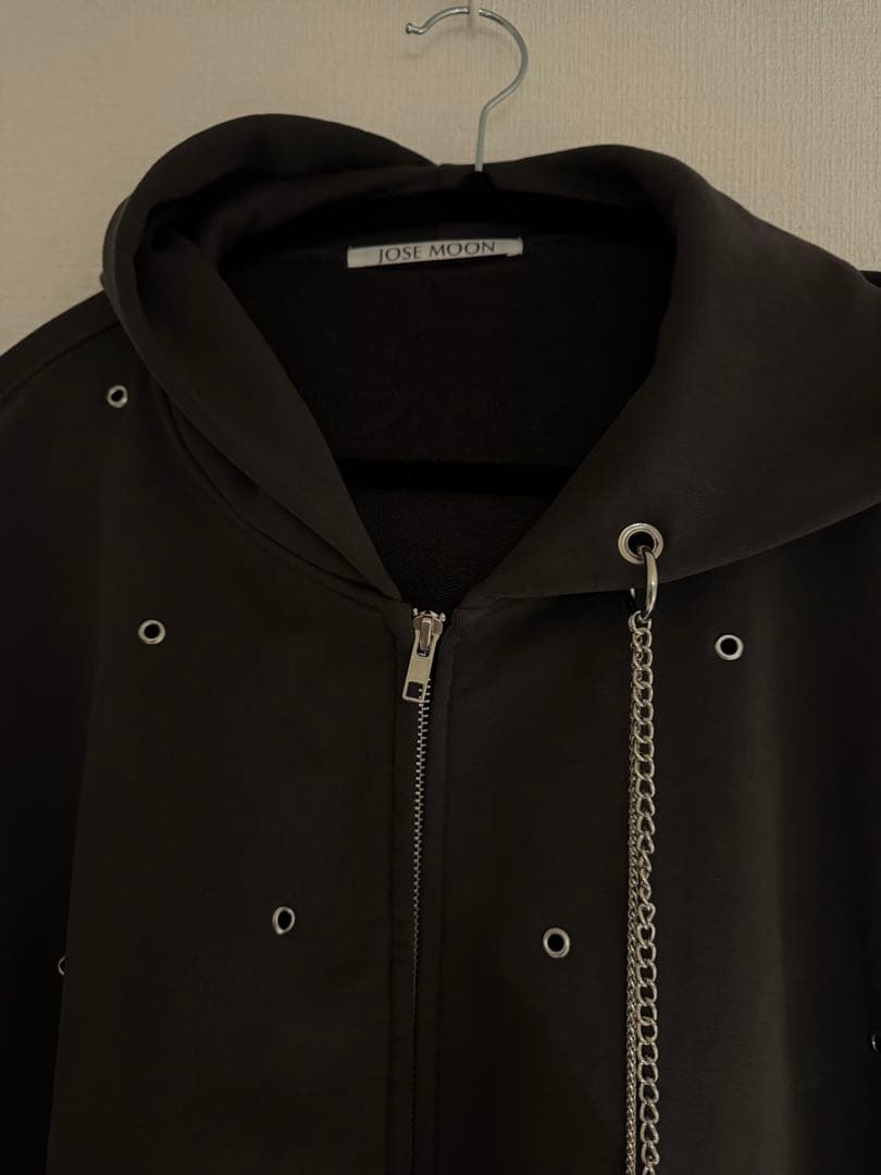 JOSE MOON EYELET OVER HOODIE ジョゼムーン