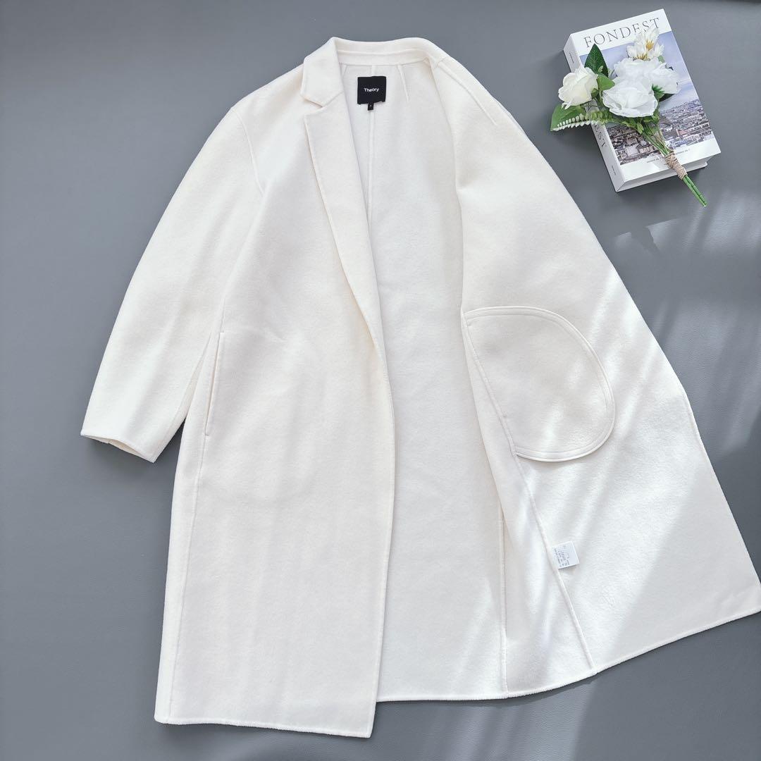 ya-ko♡ 様　23AW セオリー ダブルフェイス ロングコート カシミヤ混