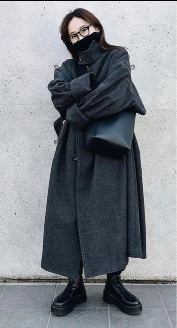 ENFOLD エンフォルド オーバーサイズ フレアコート