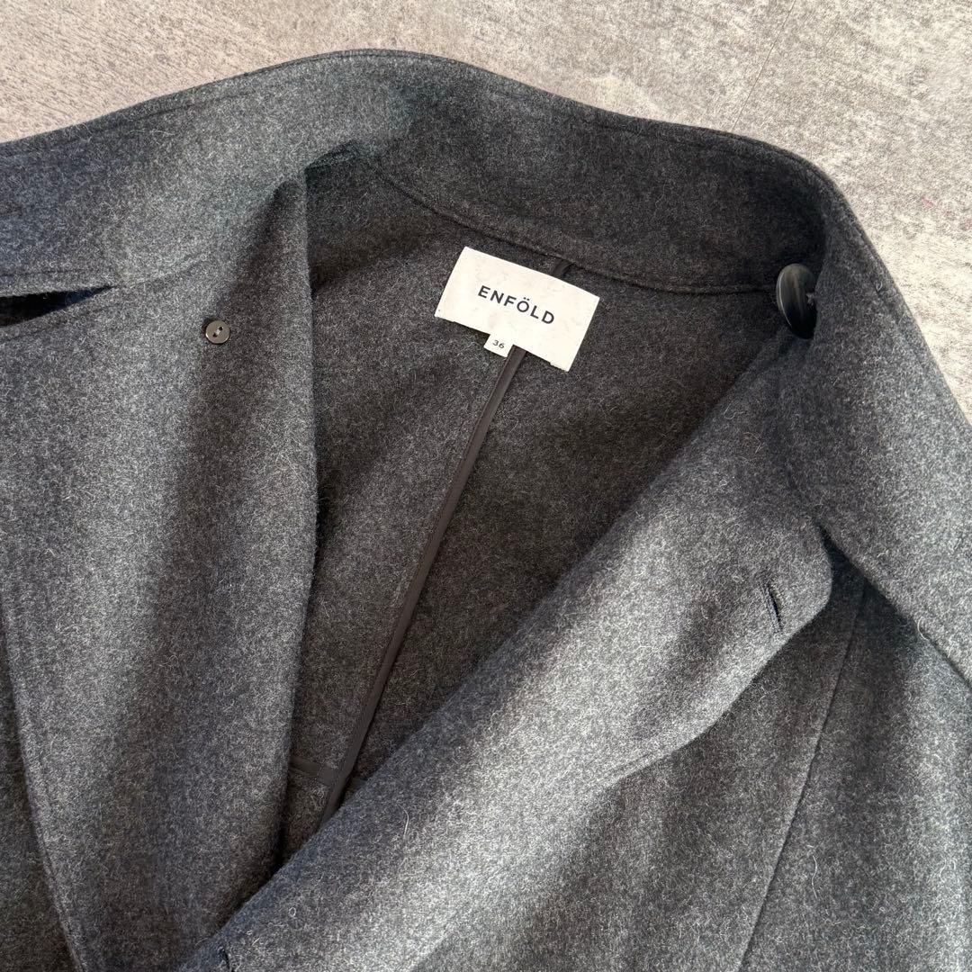 ENFOLD エンフォルド オーバーサイズ フレアコート