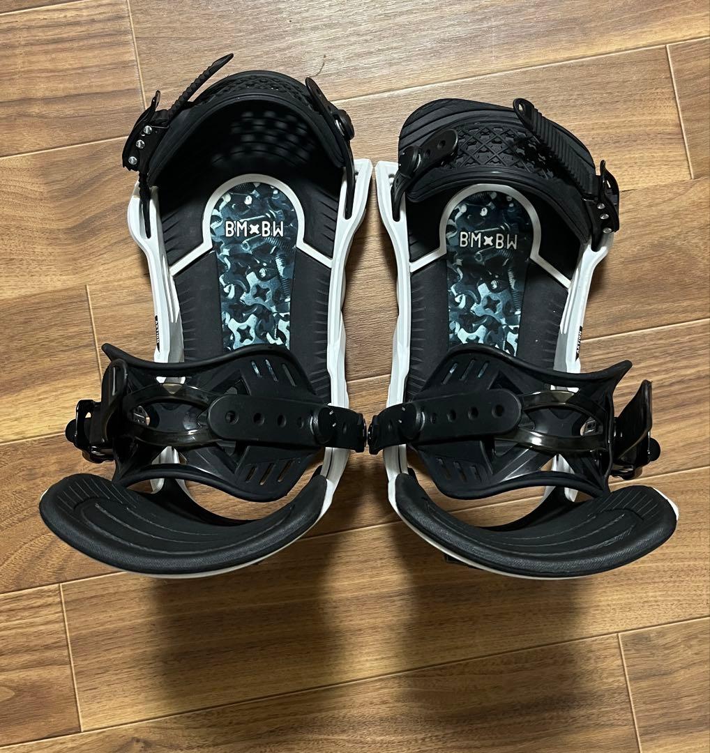 BENT L スノーボードビンディング ホワイト/ブラック