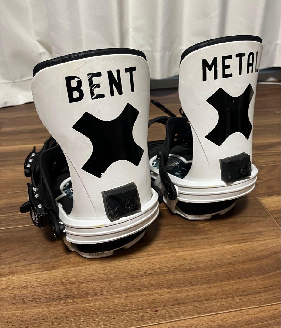 BENT L スノーボードビンディング ホワイト/ブラック