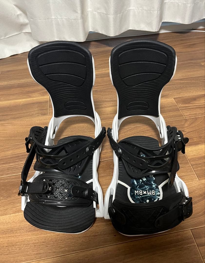 BENT L スノーボードビンディング ホワイト/ブラック