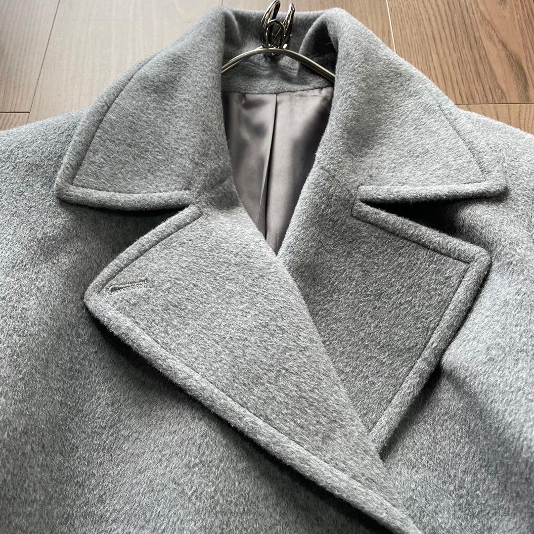 専用　KIYOKO TAKASE アンゴラ　ウール　ダブルコート　ピーコート