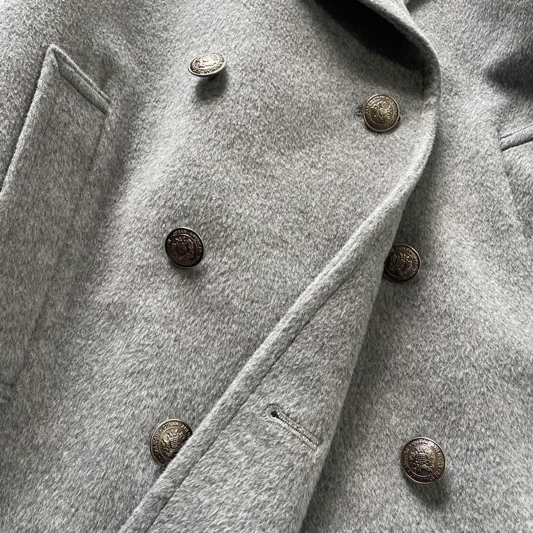 専用　KIYOKO TAKASE アンゴラ　ウール　ダブルコート　ピーコート