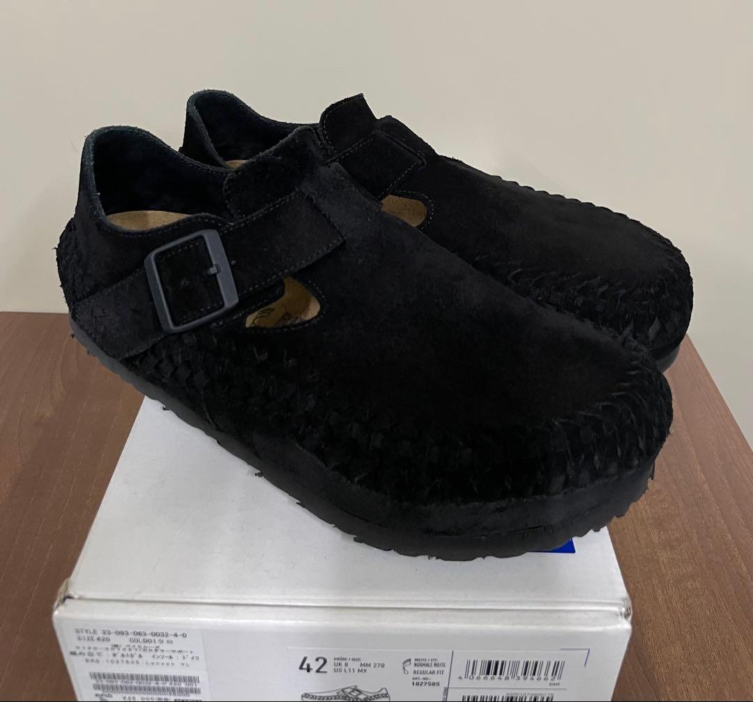 KITH × BIRKENSTOCK Braided London Black