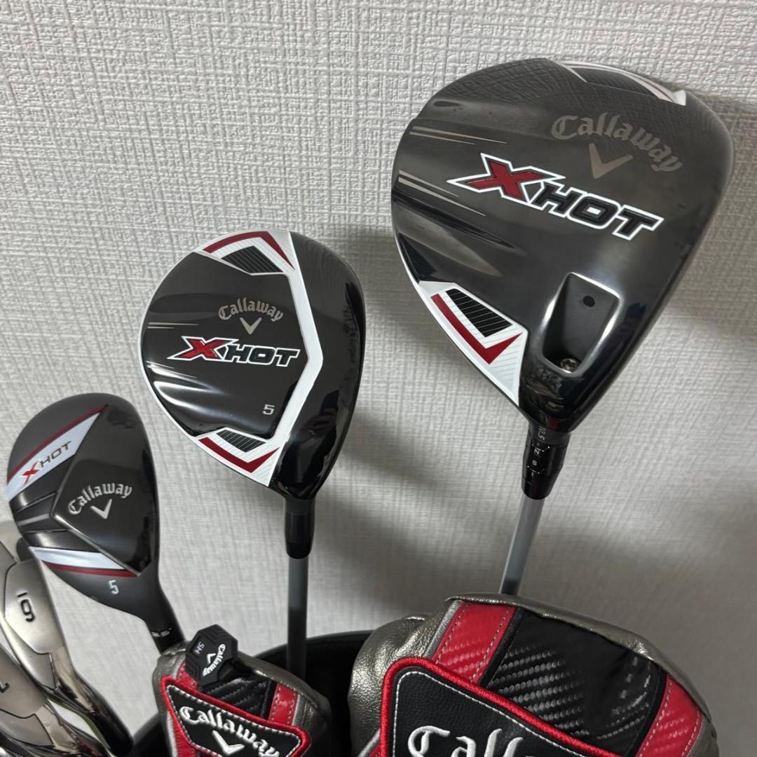 キャロウェイ Xホット 11本セット メンズゴルフ 初心者 入門 大人気モデル