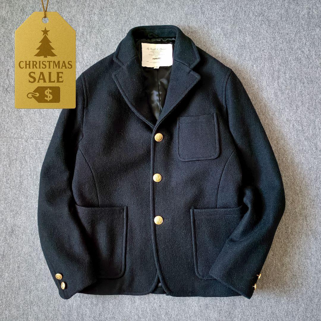 【Xmasセール✨】FIDELITY ブレザージャケット Pコート 紺 USA