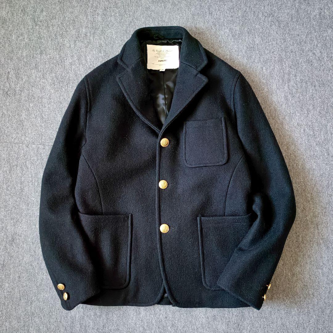 【Xmasセール✨】FIDELITY ブレザージャケット Pコート 紺 USA