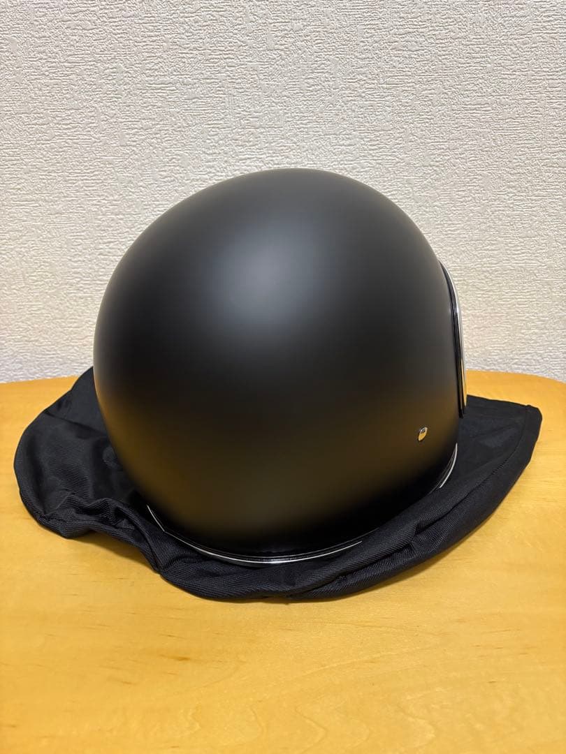 新品スペースヘルメットXLサイズ　マットブラックゴーグルケース付きnobudz風