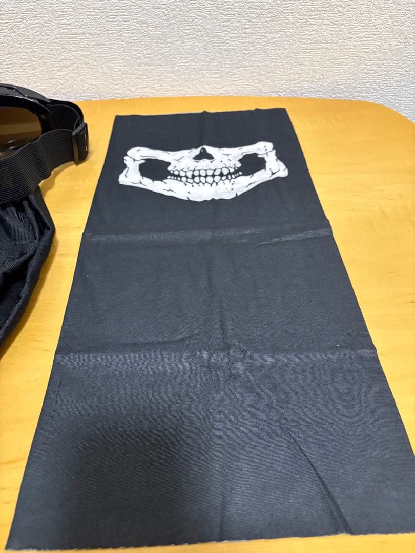 新品スペースヘルメットXLサイズ　マットブラックゴーグルケース付きnobudz風