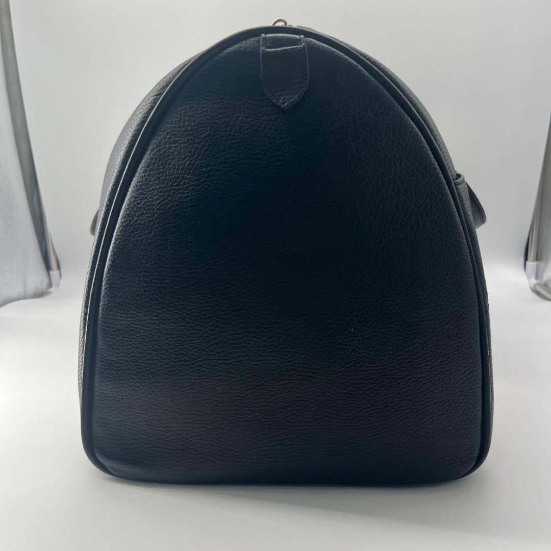 15461✨美品✨エルメネジルドゼニア シボ革 ボストンバッグ 大容量 レザー