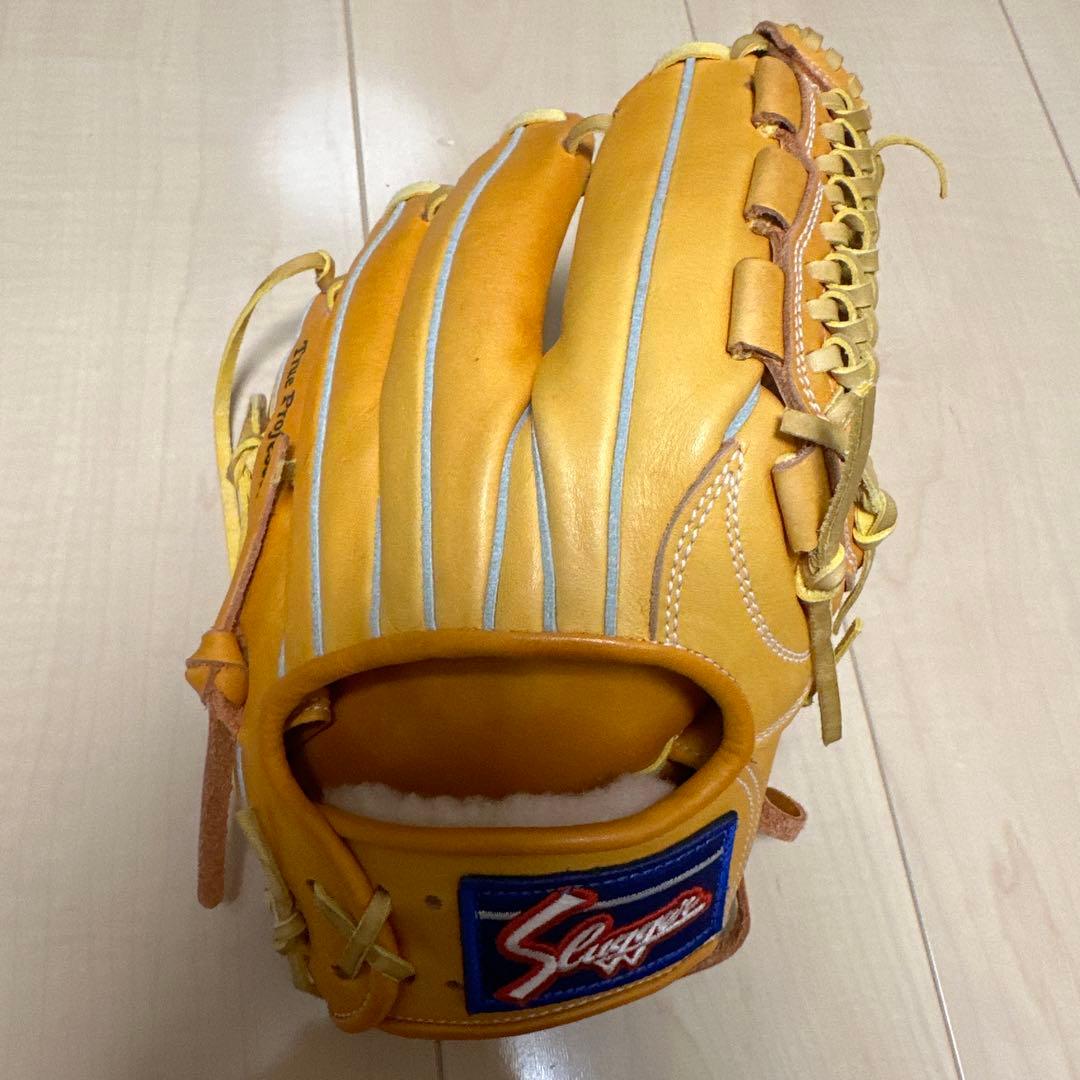 久保田スラッガー KSN-22PS KSオレンジ 一般軟式用グラブ 内野手用