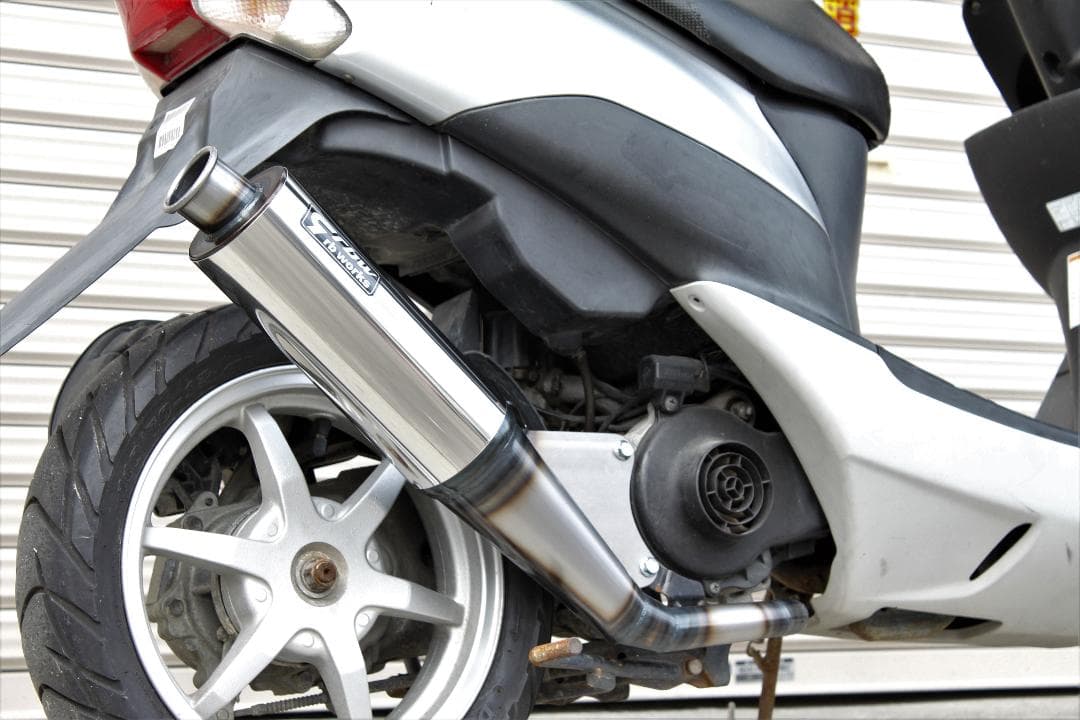 新品☆スズキZZ/レッツⅡ用☆スポーツマフラー☆curl チャンバー rbw