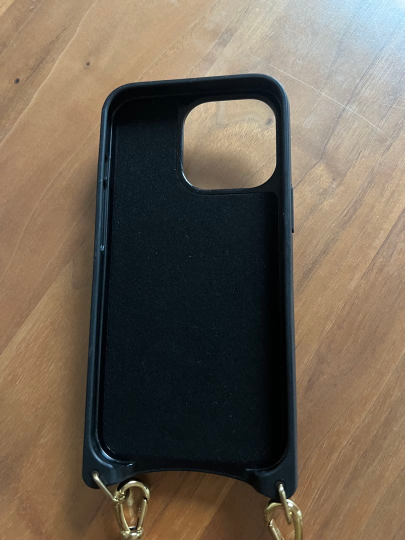 BANDOLIER ブラック iPhoneケース ストラップ付き