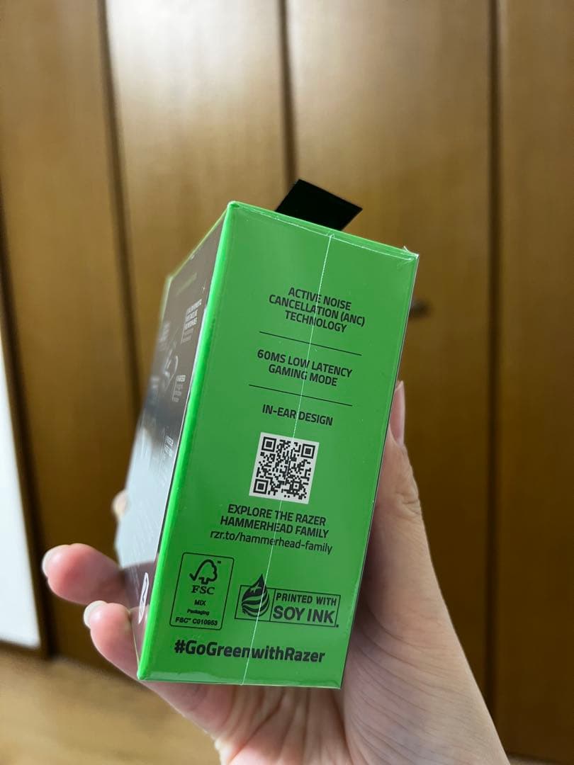 新品Razer Hammerhead TrueWirelessワイヤレスイヤホン