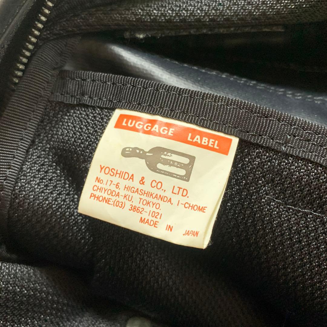 【美品　レア】ラゲッジレーベル　ニューライナー　リュック　PVC　レザー　黒色