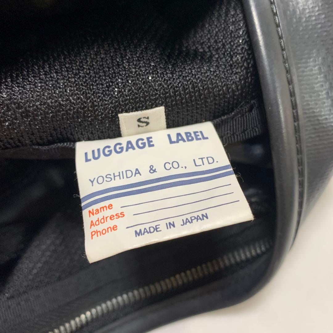 【美品　レア】ラゲッジレーベル　ニューライナー　リュック　PVC　レザー　黒色