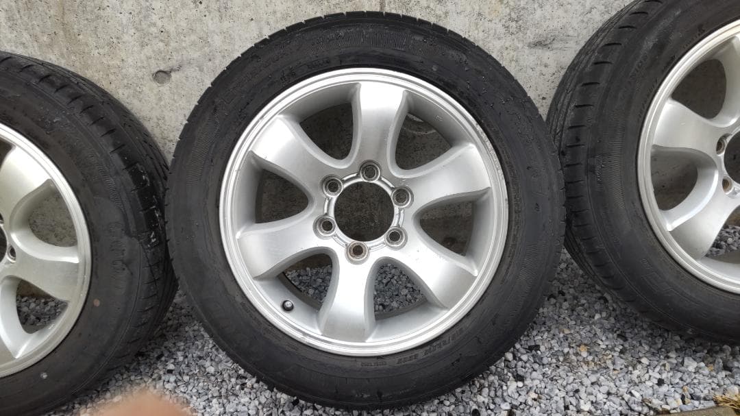 値下げ【送料込み】ハイエース 120系プラド 17インチ 純正ホイール 流用