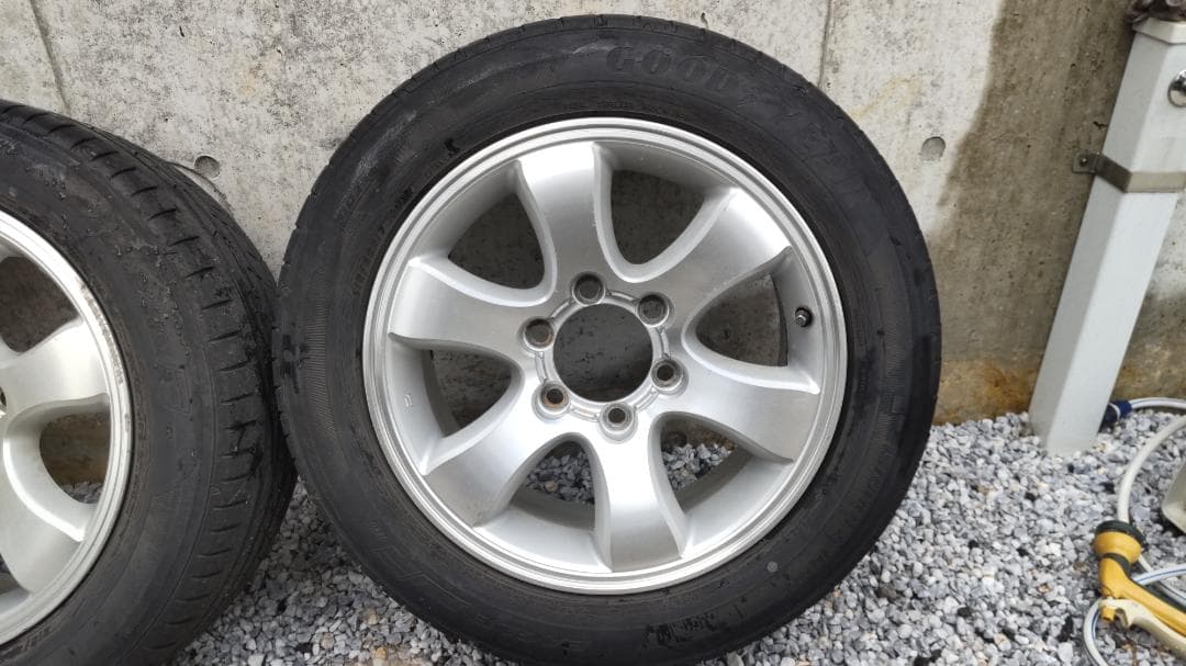 値下げ【送料込み】ハイエース 120系プラド 17インチ 純正ホイール 流用