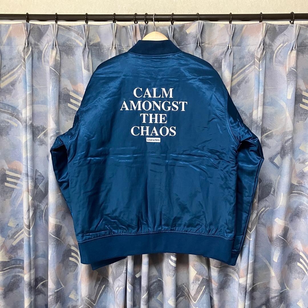 リベレイダース LR バーシティジャケット ブルー L