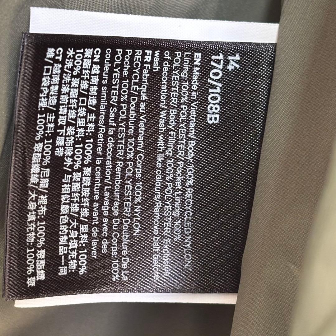 美品 lululemon ルルレモン ロングダウンベスト　カーキ ジレ 中綿　L