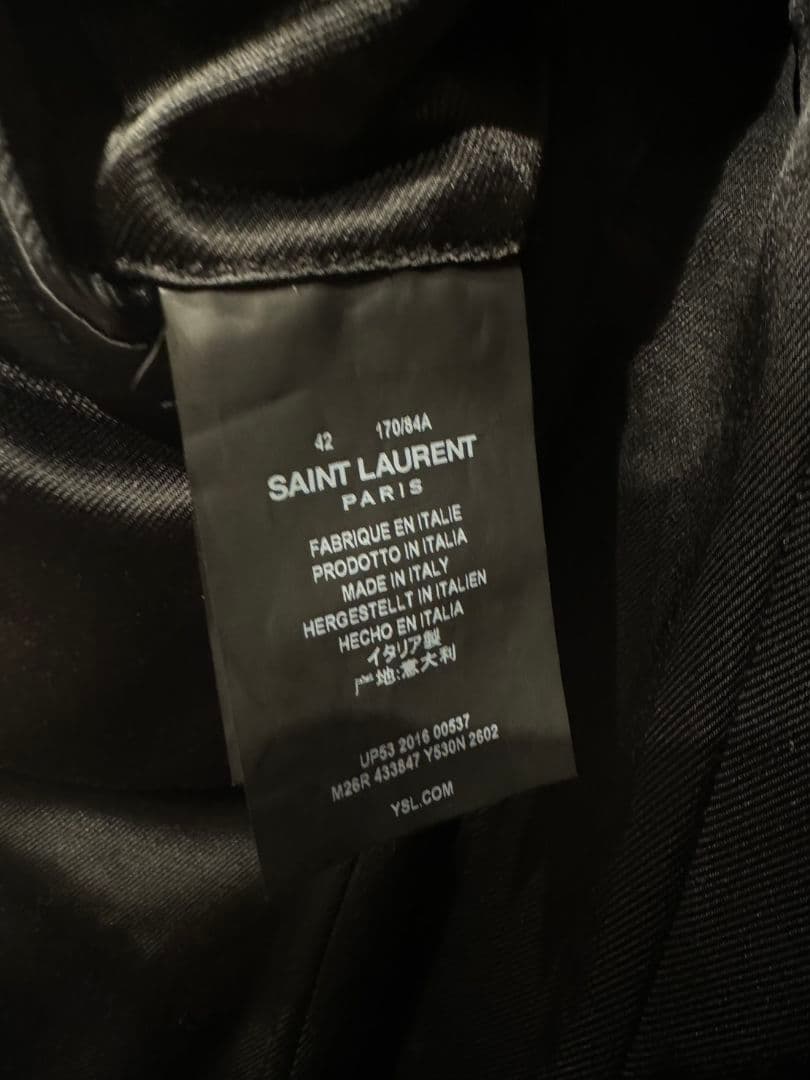 値下げ Saint Laurent Paris 16aw チェスターコート 42