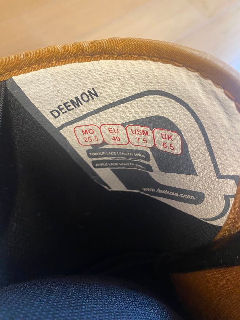 deeluxe ディーラックス　deemon デーモン　ブーツ　バートン