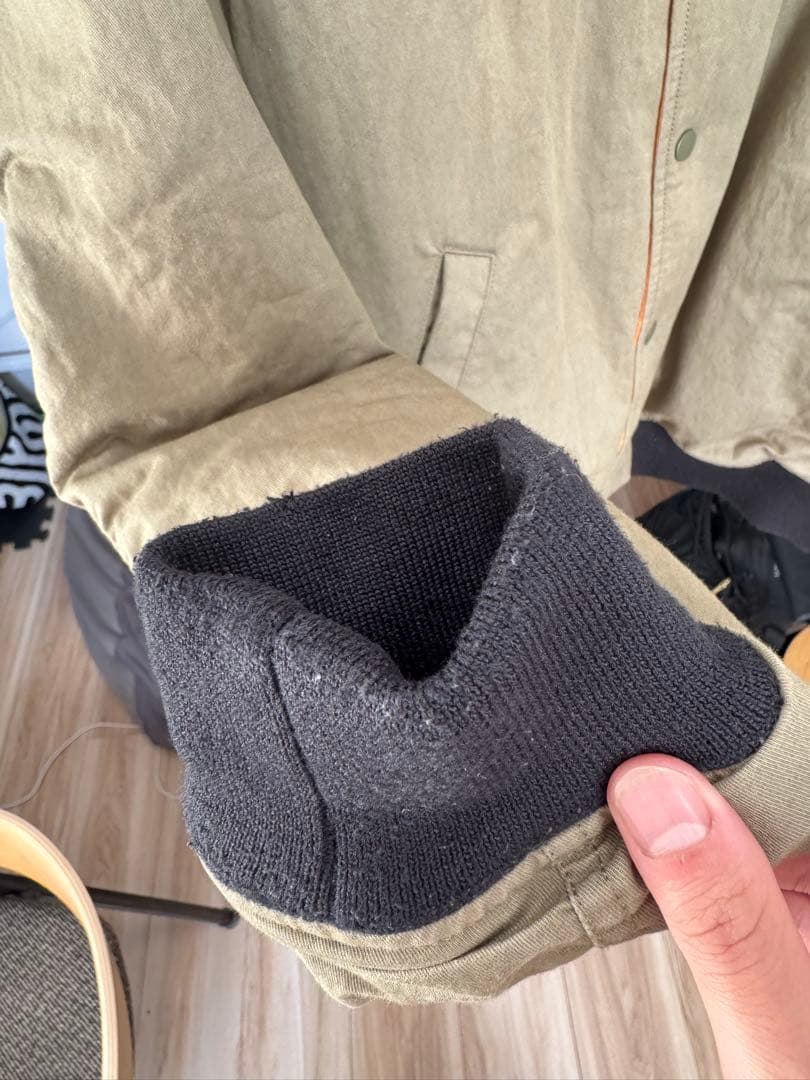 Stüssy MA-1ジャケット オリーブ Nike コラボ　クリーニング済み