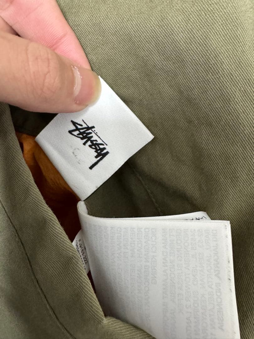 Stüssy MA-1ジャケット オリーブ Nike コラボ　クリーニング済み
