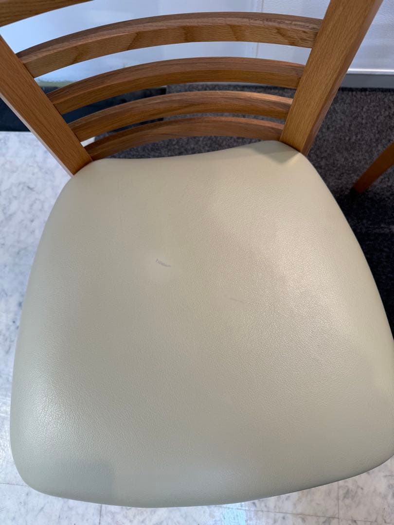 天然木ダイニング椅子２脚大塚家具製送料無料