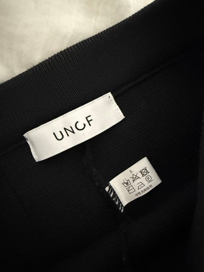 【UNOF】KNIT PANTS BLACK Sサイズ　ふじあみ　ニットパンツ