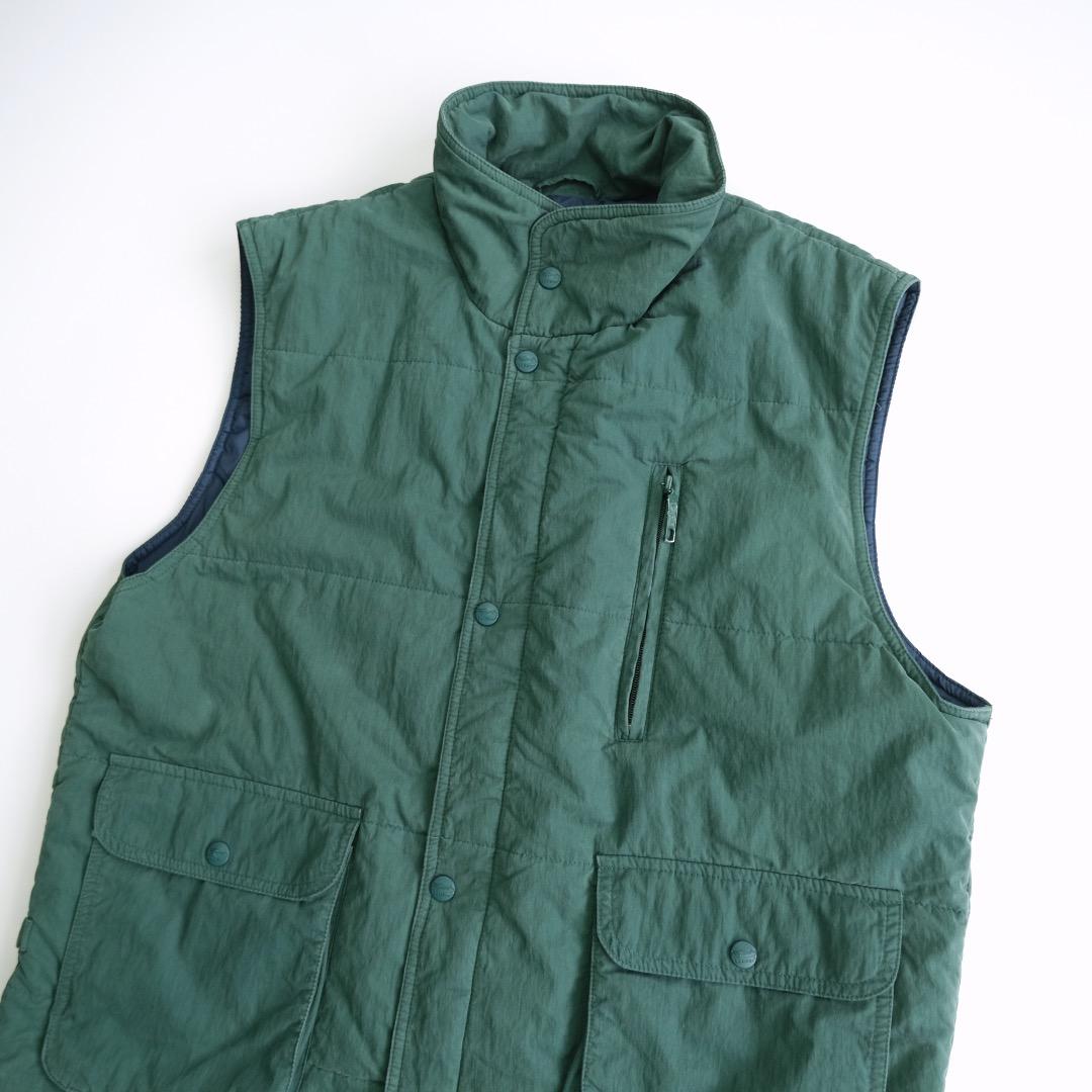 せ*ょ様 エルエルビーン　80s 中綿ベスト　シンサレート　　緑　M 古着.