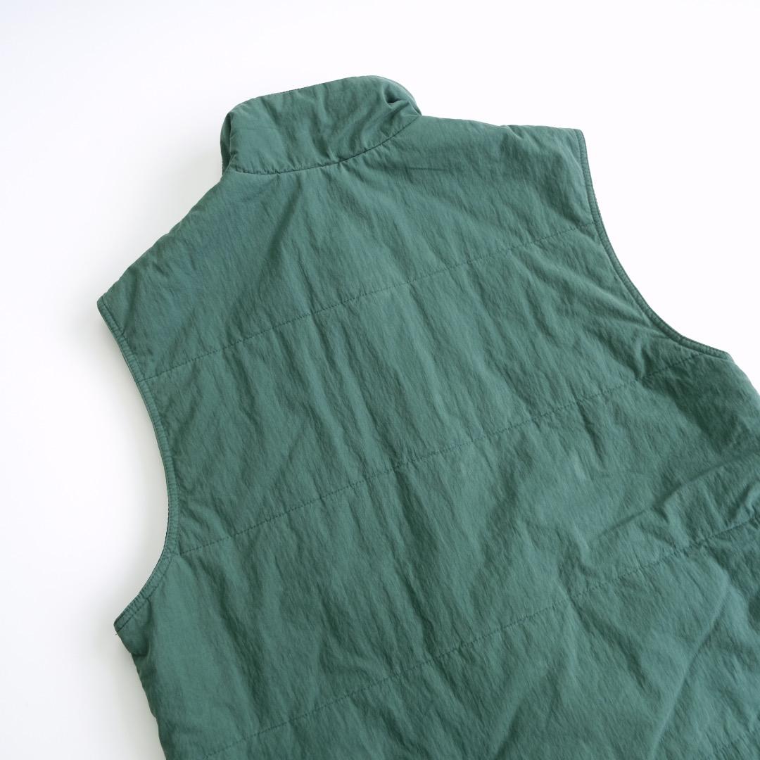 せ*ょ様 エルエルビーン　80s 中綿ベスト　シンサレート　　緑　M 古着.