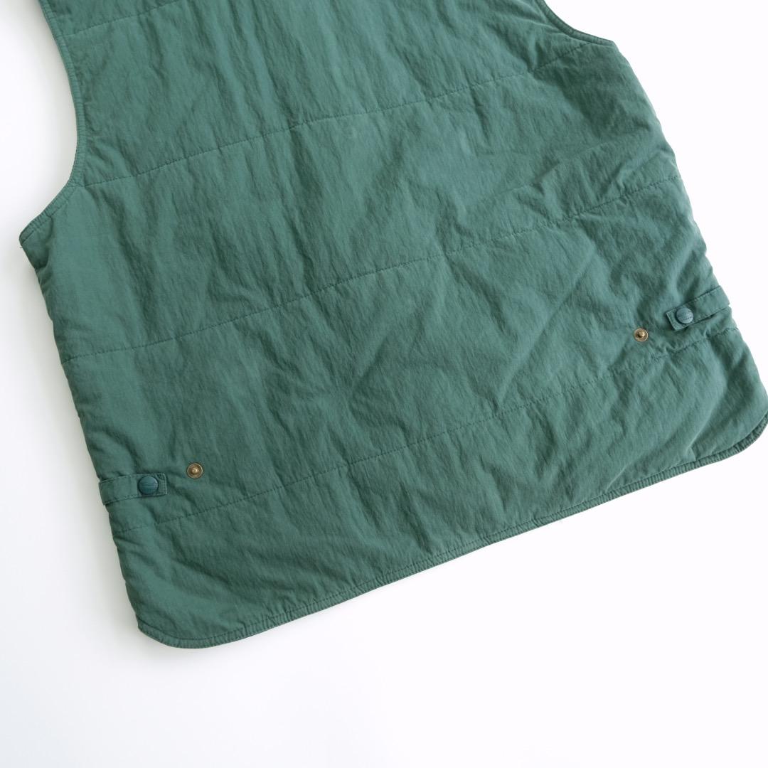 せ*ょ様 エルエルビーン　80s 中綿ベスト　シンサレート　　緑　M 古着.