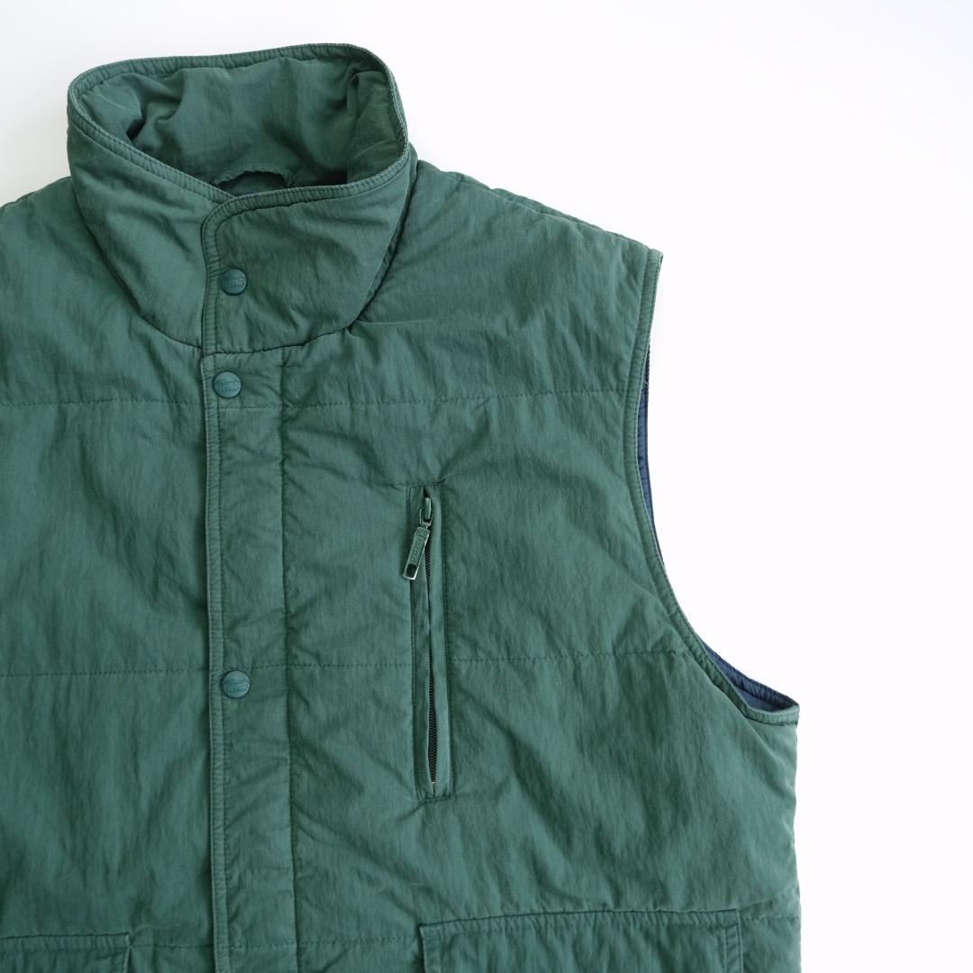 せ*ょ様 エルエルビーン　80s 中綿ベスト　シンサレート　　緑　M 古着.